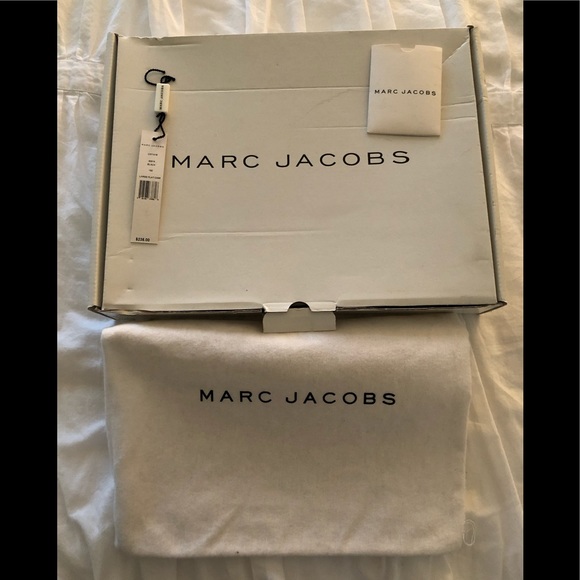 Marc Jacobs Black Leather Clutch Purse Bag - Picture 7 of 8